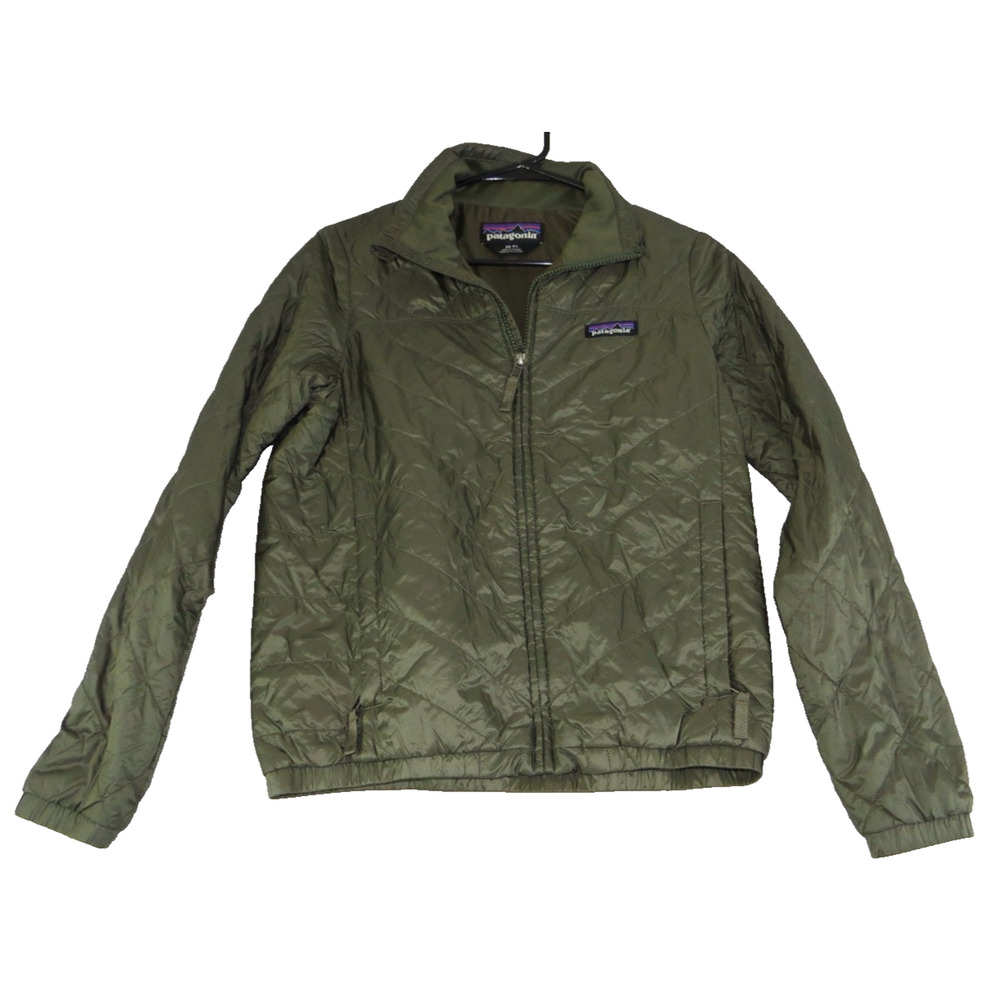 Patagonia Radalie Bomber Jacket Lightweight Diamond‎ Chevron Qulting Women's XS